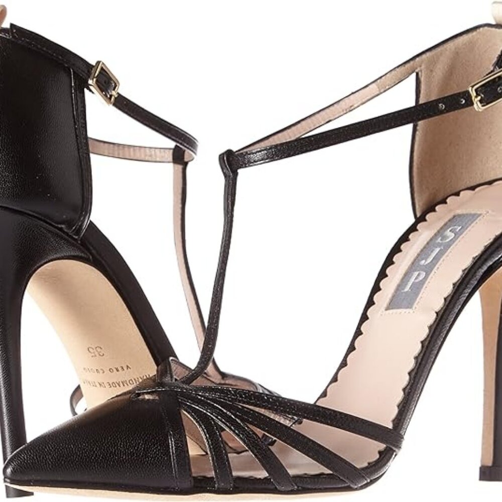 Sarah Jessica Parker Carrie Chain T-Strap Pump